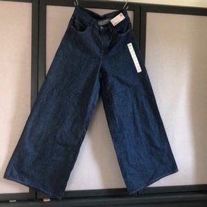 Women’s high rise super wide leg jeans